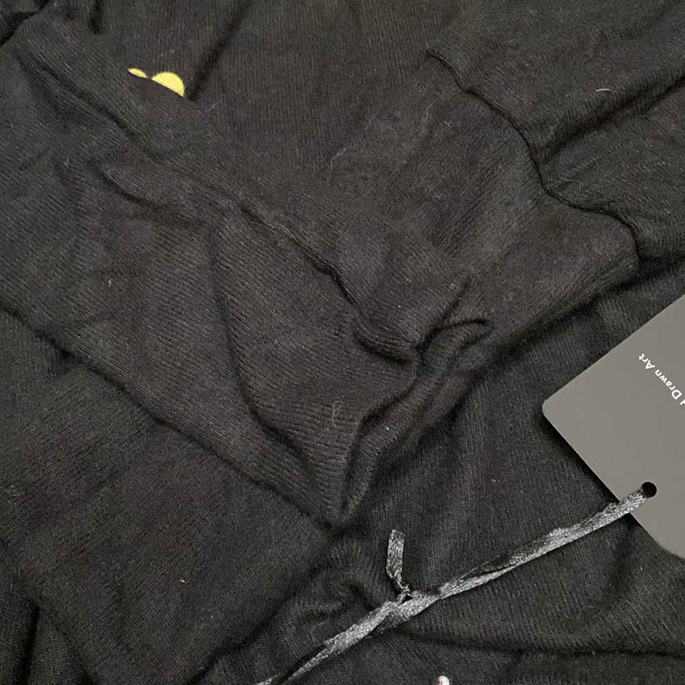 Lauren Moshi Crystal Glam Hoodie in Black - Picture 10 of 10